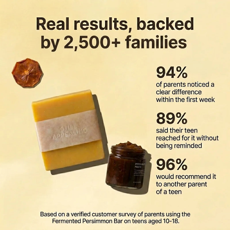 Fermented Persimmon Bar for Teens